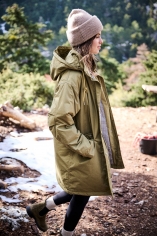 Parka gina verde oliva