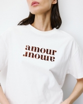 camiseta amour leopardo