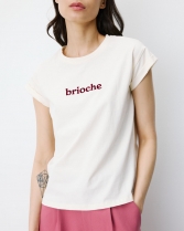 camiseta brioche burdeos