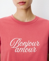 camiseta bonjour amour