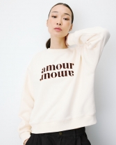 sudadera amour leopardo