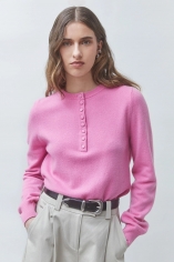 jersey de lana rosa