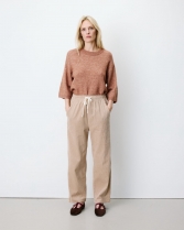 pantalón de pana beige