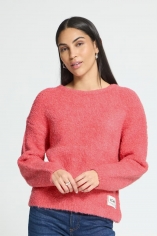jersey texturizado rosa